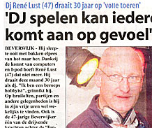 30 jaar DJ René Lust